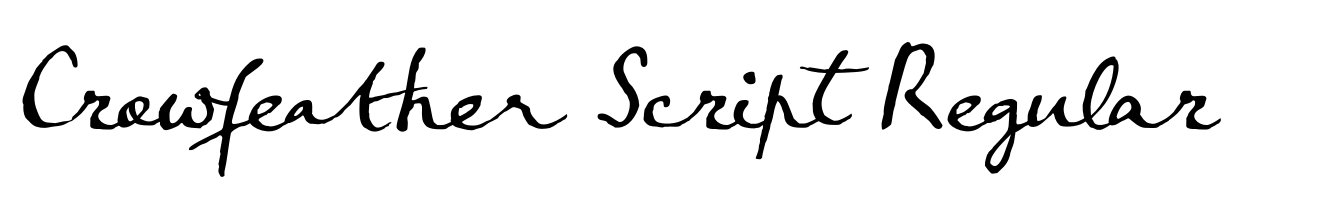Crowfeather Script Regular